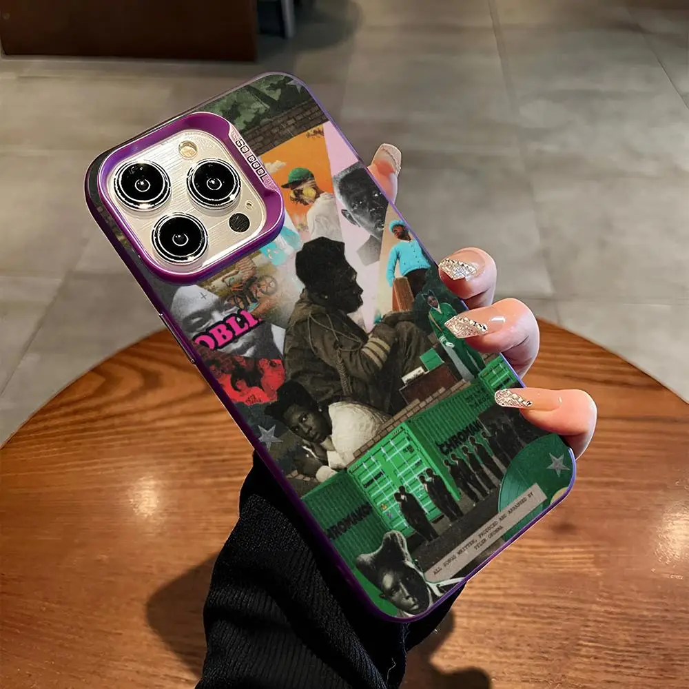 Tyler The Creator Phone Case Shockproof Hard For iPhone 15 16 14 13 12 11 Pro Max Plus XS X Matte Colored Silver Cover