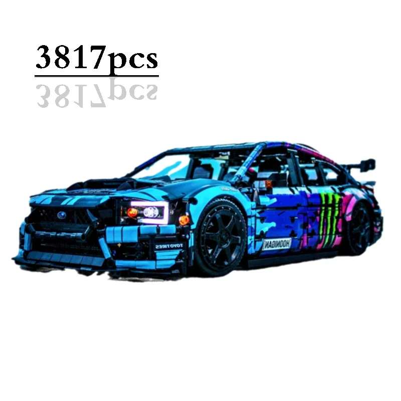 

2021 New MOC-79953 Supercar Splicing Assembly Building Blocks Toy Model Racing Kids Boy Birthday Building Blocks Toy Gift