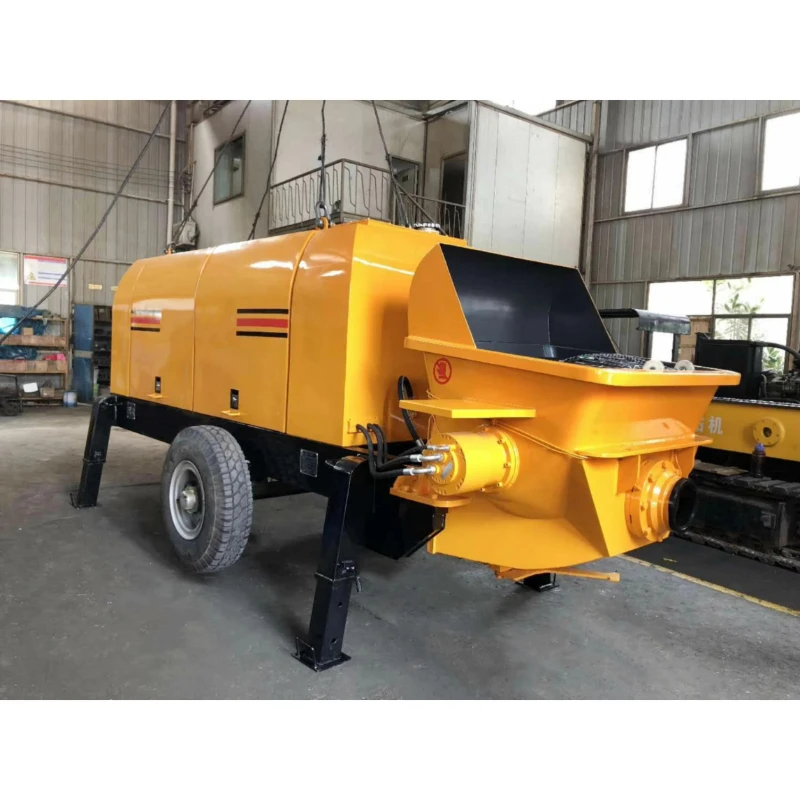 Factory Direct Compact Portable Diesel Concrete Pump 20M3H Fast Shipping for Bridge Tunnel Rural Construction 40m Vertical Motor
