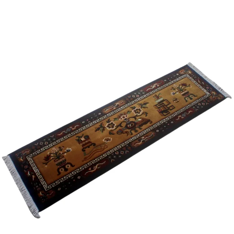 

Woven Tibetan style, wool carpet, hand-cut flower zen, seat cushion, living room and bedroom, coffee table blanket