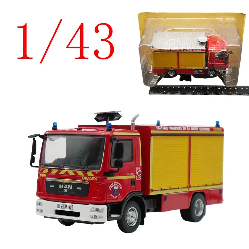 IXO Diecast 1/43 Scale MAN TGL Alloy Model Cars MAN TGL 43 Truck Fire Engine Play Vehicles Toys for Boys Gift Original Box