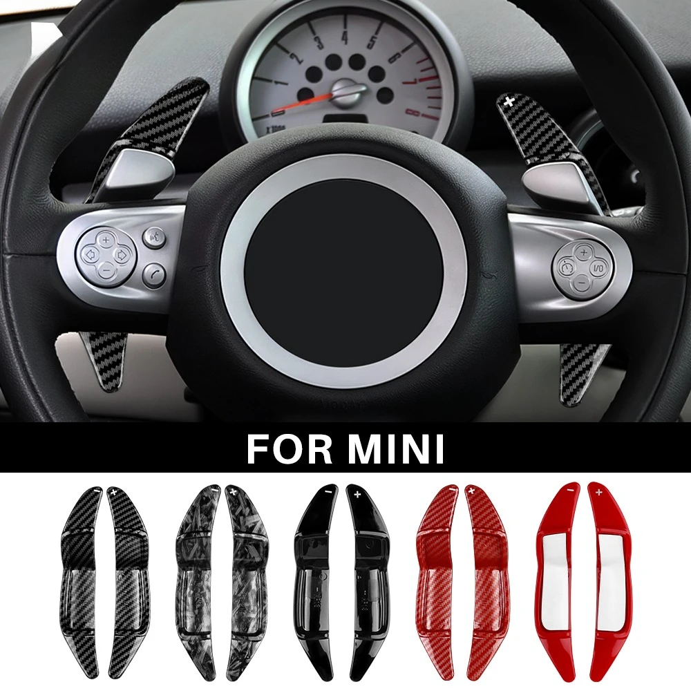 For MINI Cooper R Series Steering Wheel Paddle Shifters ABS Gear Shift Extensions Interior Accessories Styling Car Parts
