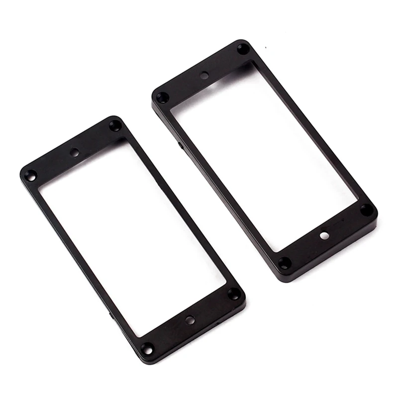 Anelli di montaggio per telaio pickup Humbucker curvi neri da 8 pezzi per chitarra elettrica