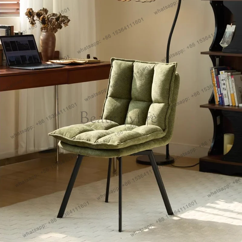 Cadeira de escritório moderna de luxo, ergonômica, giratória, confortável, relaxante, leve, mobiliário para casa