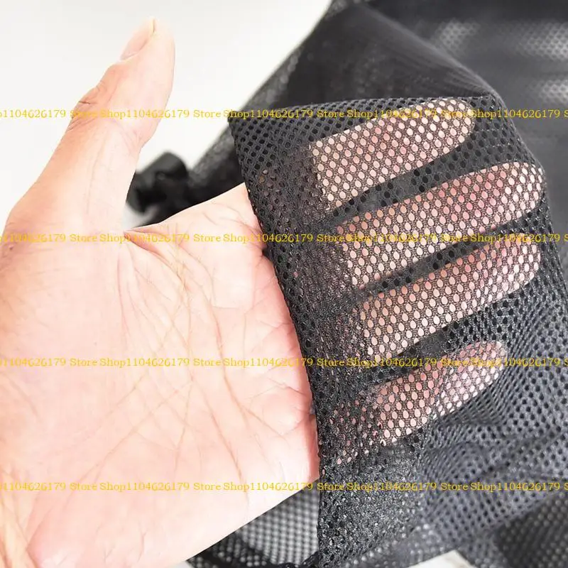 

A1A2 Underwear Storage Bag, Black Mesh Shopping Storage Bag, Folding Mesh Bag,5pcs