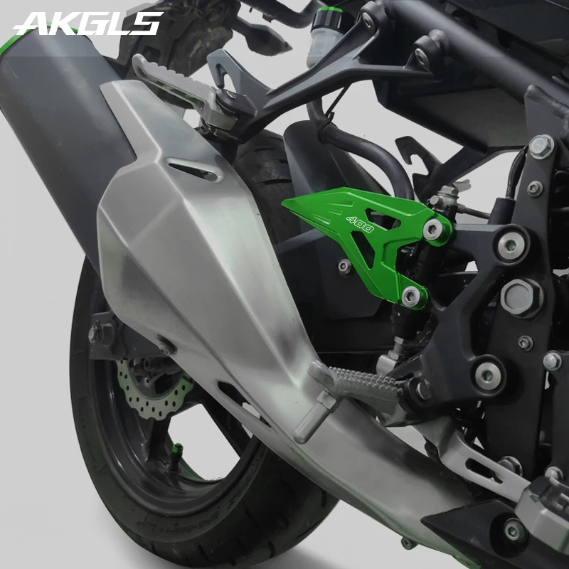 

For Kawasaki NINJA400 Z400 NINJA 400 Z 400 2014-2023 2024 2025 Motorcycle Foot Pedal Kit Heel Plate Protective Accessories