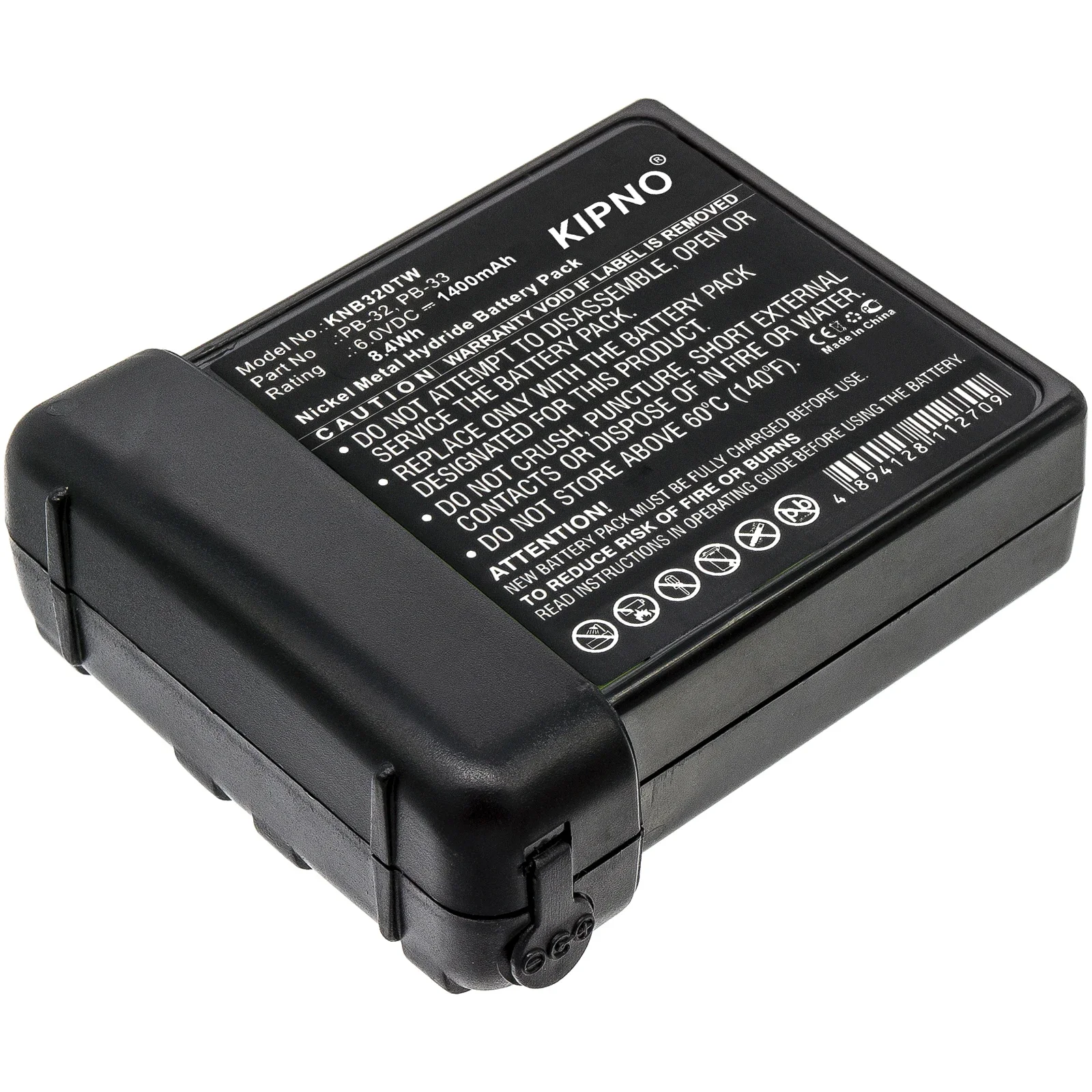 

1400mAh Battery KENWOOD PB-32 PB-32H PB-33 PB-34 TK-208 TK-308 TH-22AT TH-42AT TH-20B TH-30B H-79A TH79A TH-208 TH-308 TK-44AT