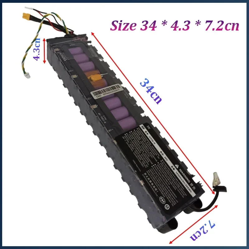 36V Lithium Battery Pack 18650 Battery Pack 10S3P for Xiaomi M365/1S Pro Electric Scooter Batteries Scooter Accessories W/ BMS