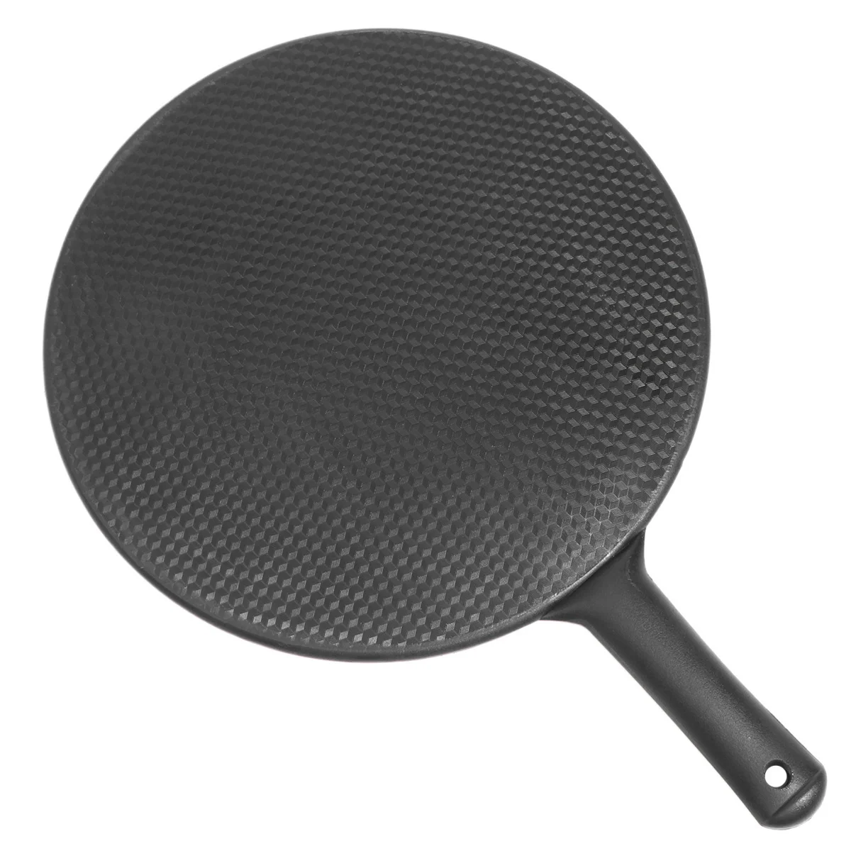 

1Pcs Portable Makeup Mirror Handheld Single Side Durable Long Lasting Use Black Portable Mirror