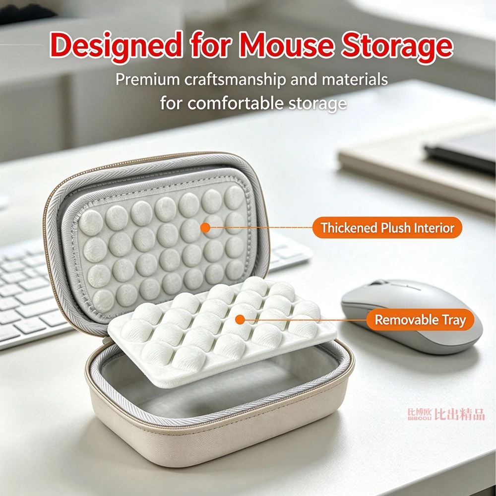 for Logitech GPW5 GPW4 GPW3 Mouse Storage Bag Hard EVA Box for Razer V3 V4 Pro Mice Portable Travel Carrying Case