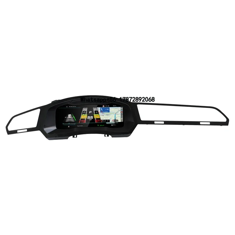 

12.3inch LCD Digital Cluster For Tiguan L 2017-2021 Dashboard Panel Speedometer Wireless Carplay