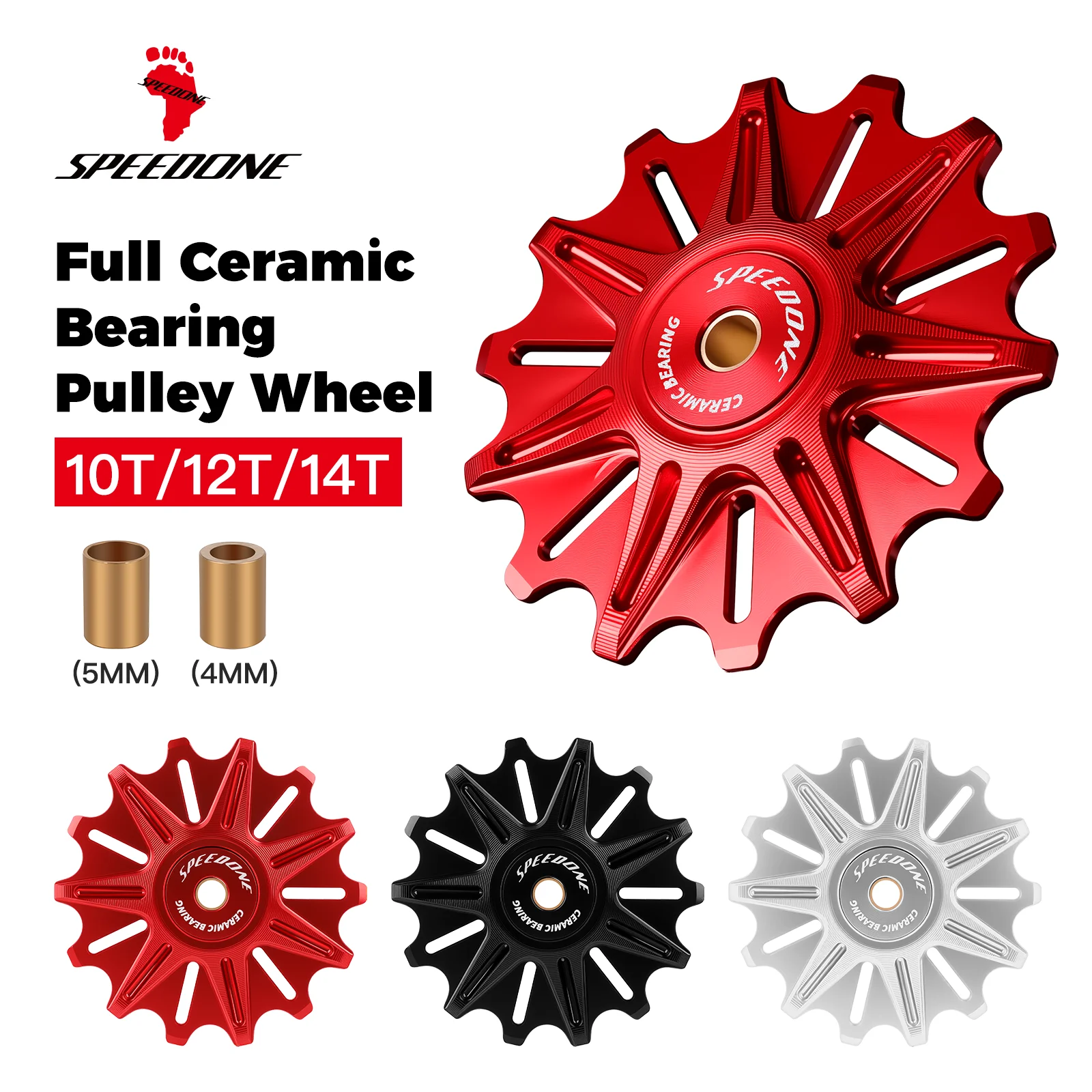 

SPEEDONE велосипедный задний переключатель для горного велосипеда, дорожный велосипед, переменная скорость, положительный отрицательный зуб, направляющее колесо