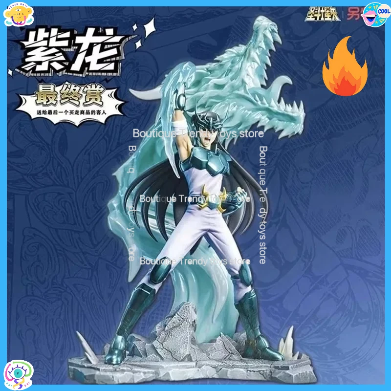 

New Genuine Saint Seiya Figure Myth Cloth Aries No Muu Dragon Shiryu Final Death Mask Aldebaran Action Figure Toy