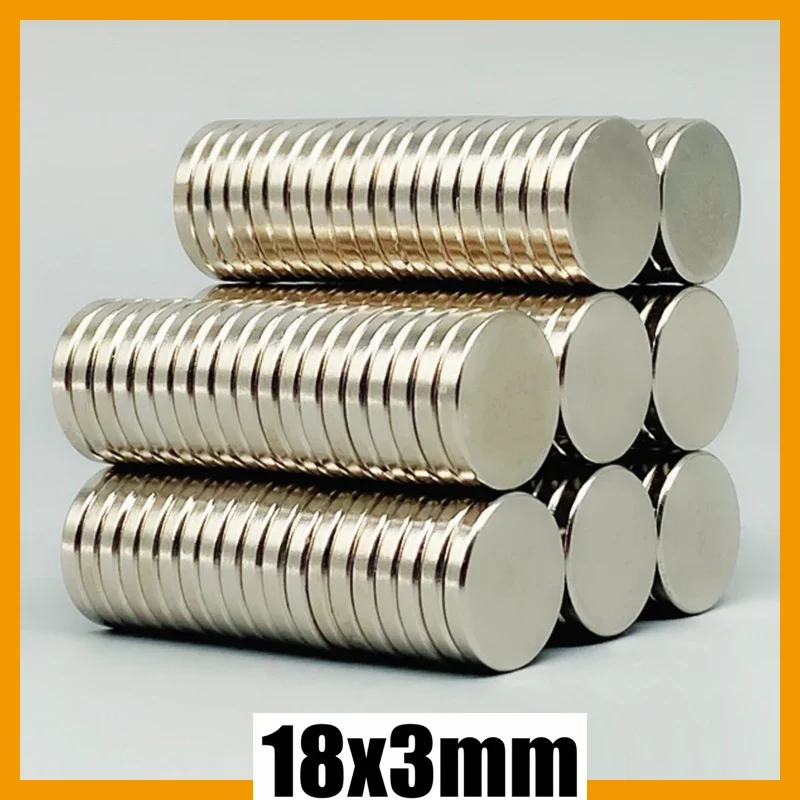 

5-200pcs 18x3mm Magnet Round for Fridge Garage Craft Office Whiteboard Kitchen Refrigerator 18*3mm Accessory