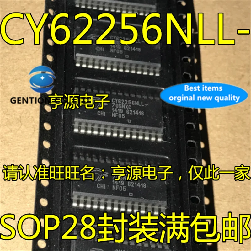 

10 шт. CY62256NLL- CY62256NLL-70SNXC SOP28 в наличии 100% новые и оригинальные
