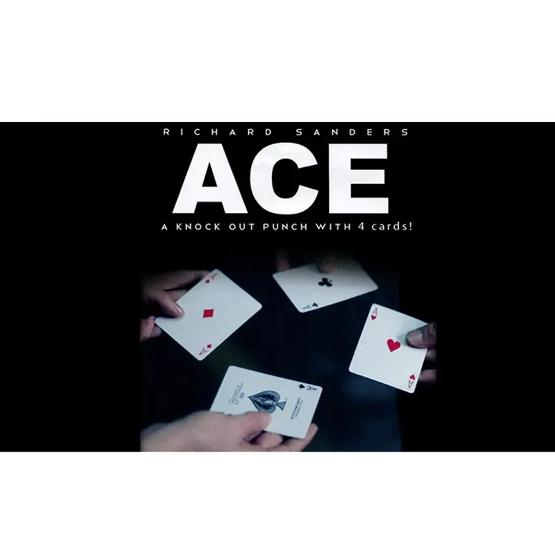 ACE By Richard Sanders Card Magic Magia Magie Magician Props Close Up Illusions Gimmicks + Video Tutorial Magic Tricks Street