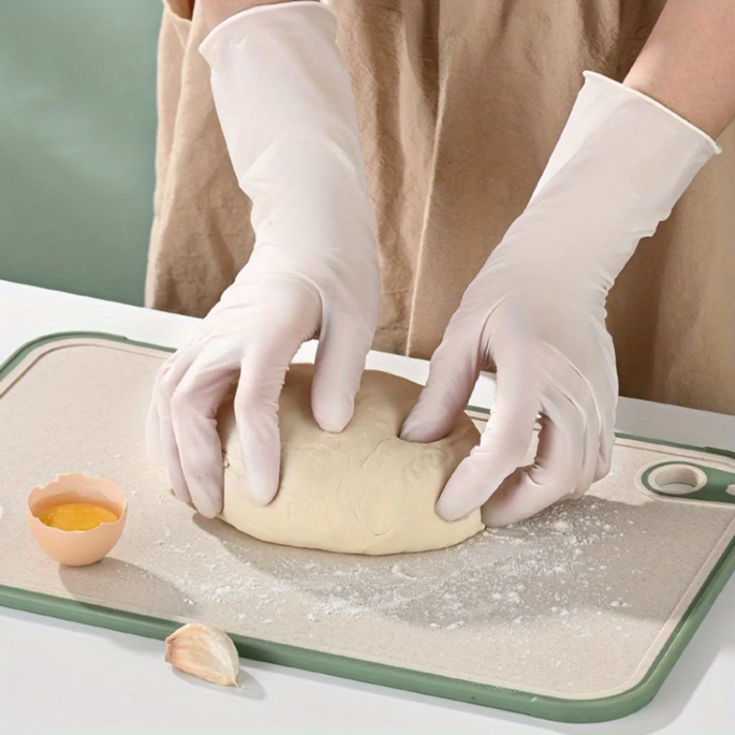 

Водонепроницаемые перчатки для мытья посуды из 30 предметов, пищевой удлиненный нитрил для чистки кухни и дома, бессвинцовый пресс для Durabili