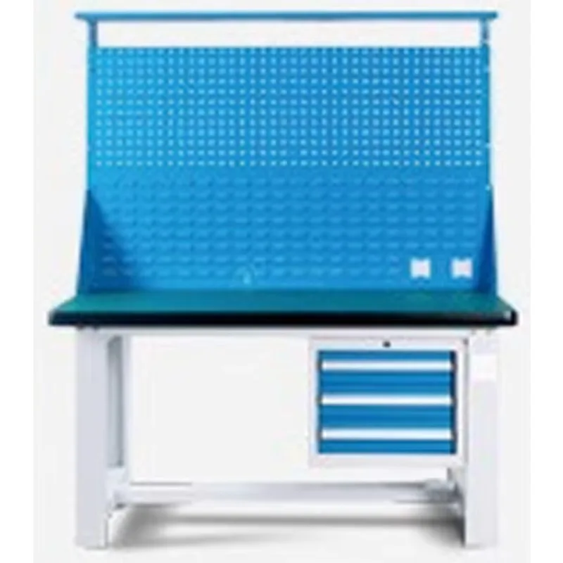 Anti-static Load-bearing Fitter Bench ESD Workbench Heavy Duty with Steel Frame for Industrial Workstations