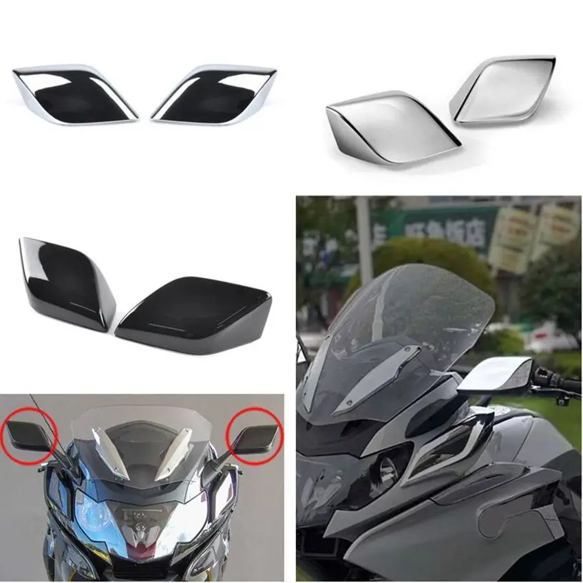 

Motorcycle Accessories Rear View Mirror Housing Covers Decoration For Bmw K1600GT K600GTL K1600B K1600BGA 2018-2023 Chrome