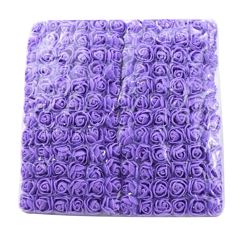 144 Stück Künstliche Blumen aus PE-Garn, Rosen für Außenbereich, UV-Schutz, Großhandel, Gartenbogen, Wandkranz, Hochzeit, Heim-DIY, Geschenkbox, Festlichkeiten – Detail 24
