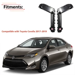 1 Pair Front Bumper Support Bracket Retainer For Toyota Corolla 2017 2018 2019 52116-02330 52115-02350,TO1043131 TO1042131