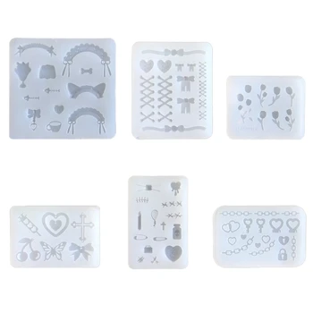 Fundição resina agitando molde chaveiro cristal fazendo pendurado pingente jóias r3mc