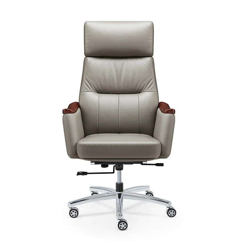 

Conference Chair President Chair Office Leather Boss Light Luxury Large Class Home Computer Comfortable Lifting