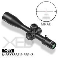 New Discovery XED 6-36X56SFIR FFP-Z Tactical Hunting Scope Outdoor Shooting HD Shockproof First Focal Plane Riflescope-MRAD