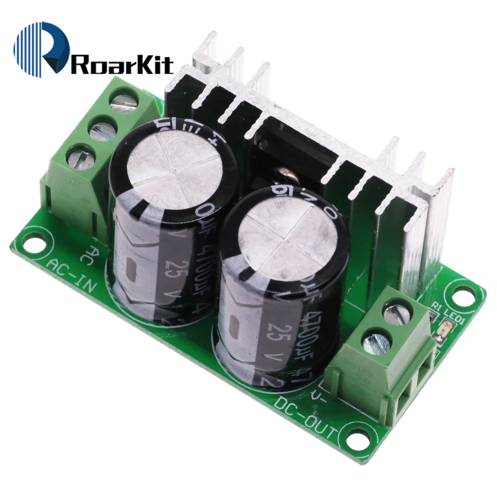 1/5/10PCS Dual power to single power rectifier filter board dual power transformer to single power board single power board 8A