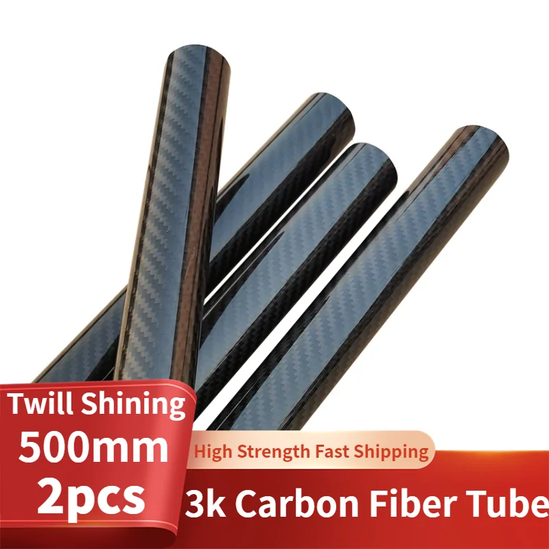 

3K Carbon Fiber Tube ,Twill Shining ,Length 1000mm,Wall Thickness :1mm,Calibre:5mm-25mm, High strength full carbon fiber tube.