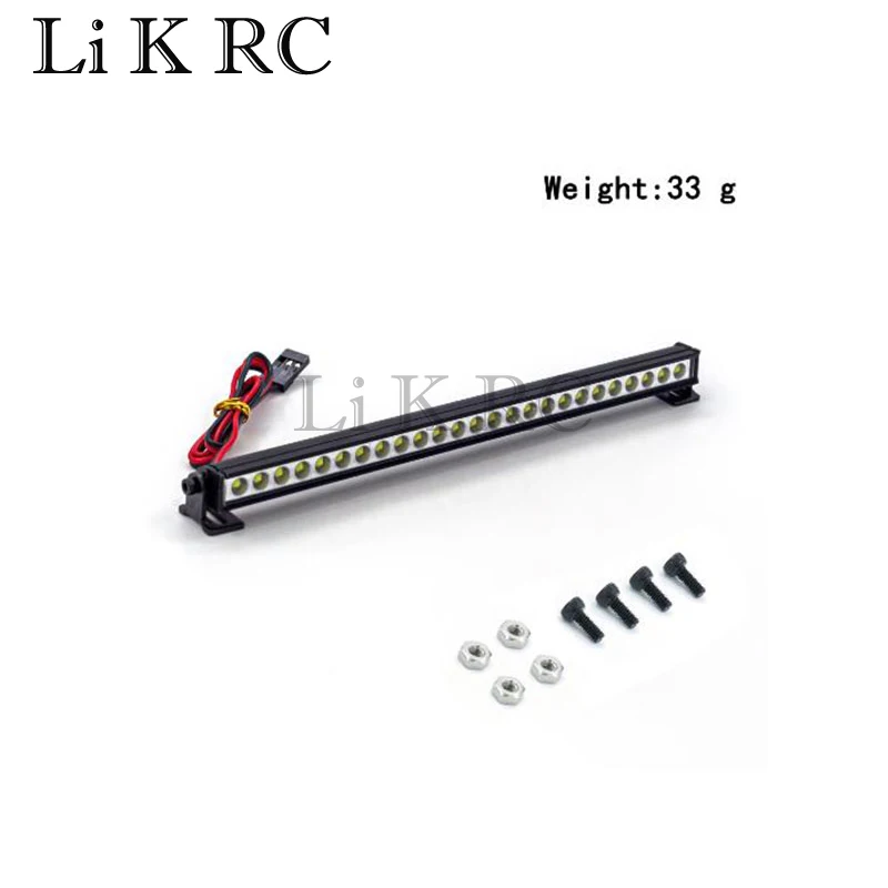 5V-14.8V LED Light Bar Roof Lamp Lights For Axial SCX10 90046 SCX24 SCX6 Traxxas TRX4 Slash Rustler 1/8 1/10 RC Crawler Car