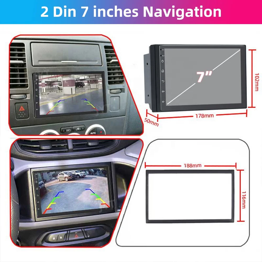 China Double Din Digital Layar Sentuh Stereo Mobil 2din Autoradio Central Multimedia Android Autoestereo