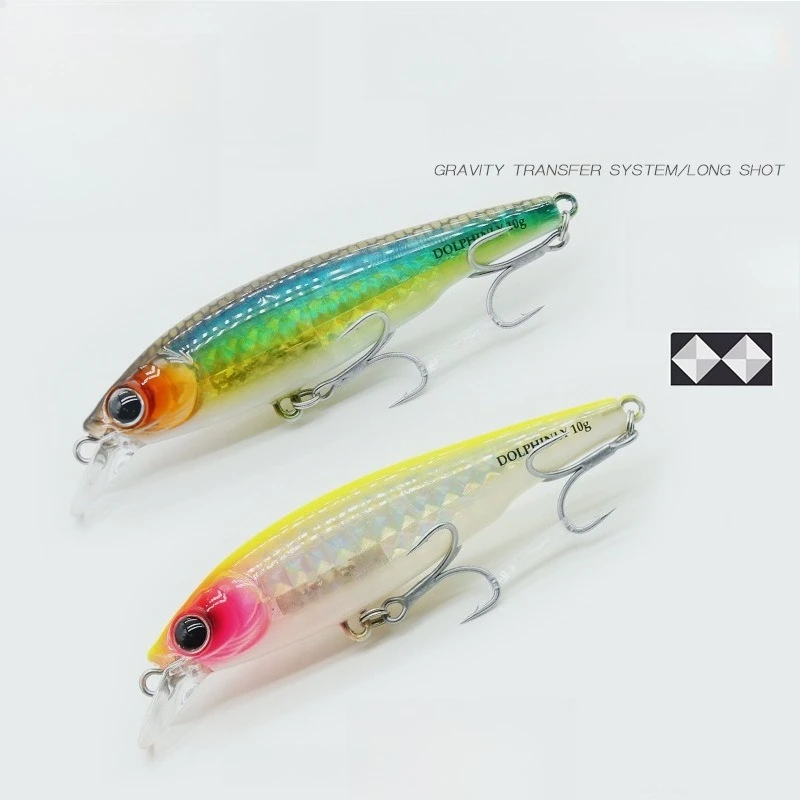 1 unidade de Isca Flutuante Tipo Lápis de 10g, 9.1cm, Isca Bio-Mimética para Pesca de Longo Alcance, Equipamento de Pesca Prático