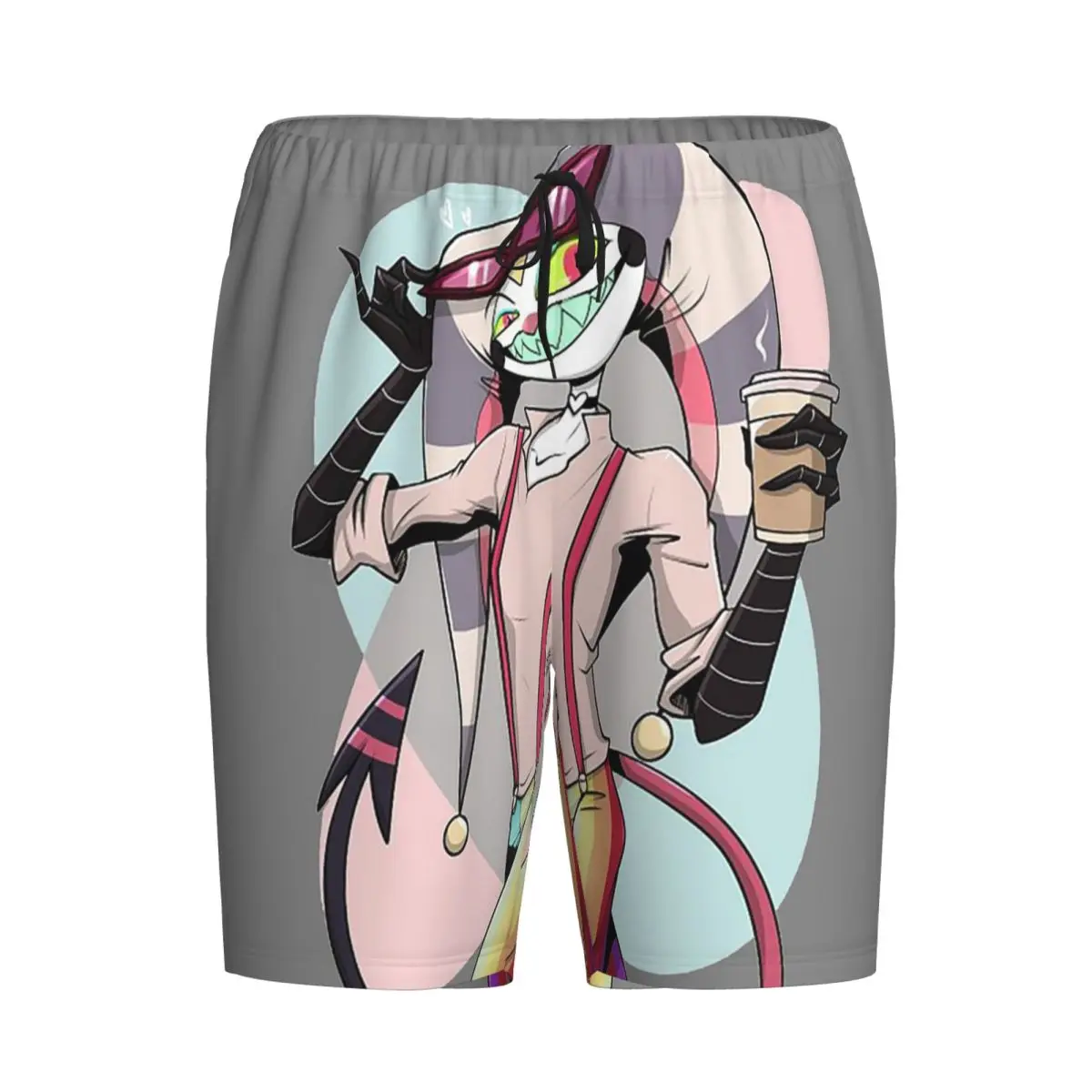 

Мужские пижамные шорты Custom Fizzarolli Helluva Boss для сна и отдыха