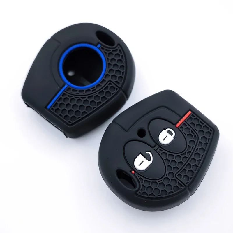 2-Tasten-Fernbedienungs-Auto-Silikon-Schlüsselhülle für VW Polo Golf Passat Bora Jetta Sharan Skoda Octavia Seat Leon Ibiza Zubehör