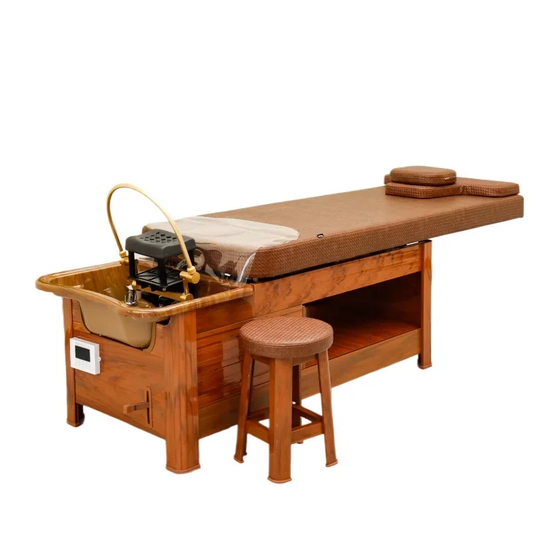 

1 Toudao soup push-pull hair treatment shampoo bed full lie shampoo bed massage hair salon simple hair salon