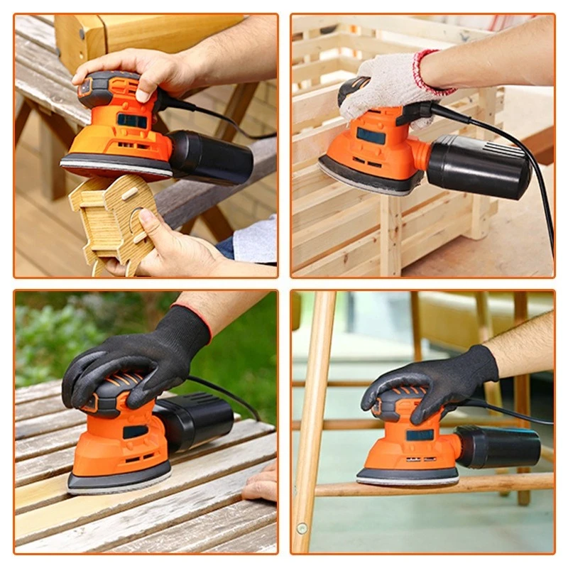 Effective Triangular Shape Sanders Mini Electric Sanders Furniture Polishing Machine Handheld Polishing Machine