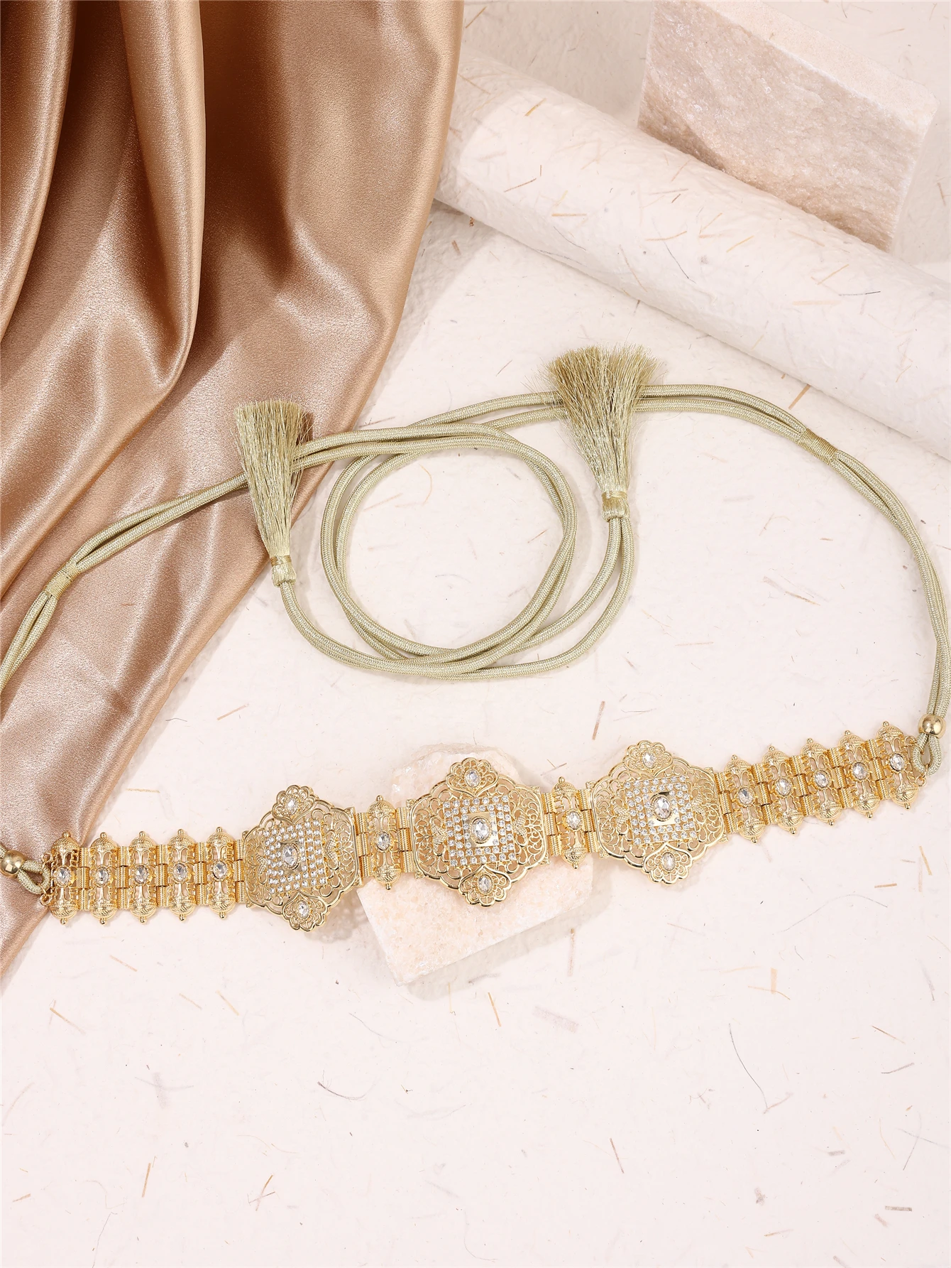 

Moroccan Women's Kaftan Belt Vintage Palace Style Bridal Wedding Evening Festival Waist Chain Women's Gift