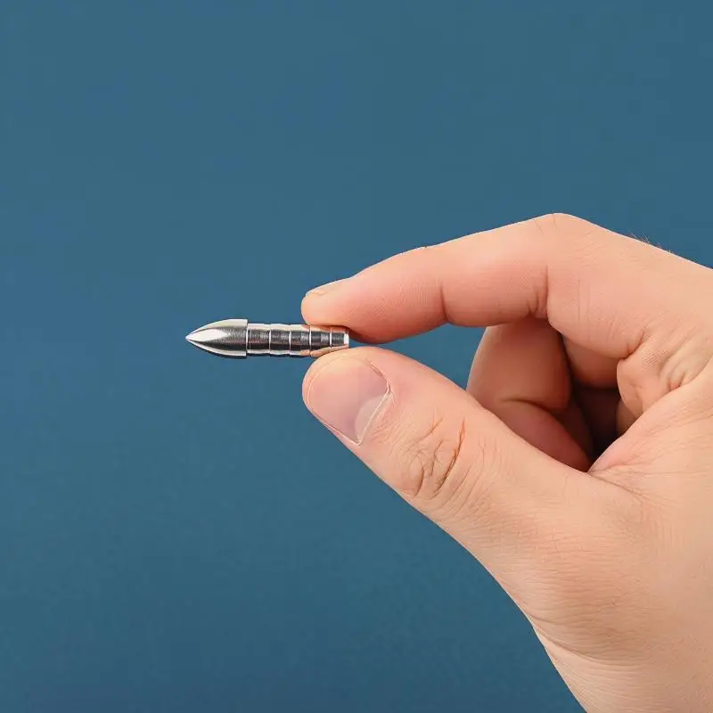 Hochleistungs-6,2-mm-Pfeileinsätze aus Edelstahl für Carbonpfeile Ultimative Genauigkeit bei der Zielschießpraxis – Detail 6