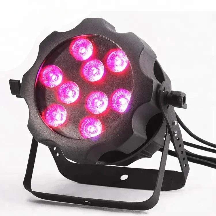

Сценический светильник IP65 9*18 Вт RGBWA + УФ 6в1 Водонепроницаемый DJ Wash Par Light Открытый светодиодный светильник для вечеринок в ночном клубе