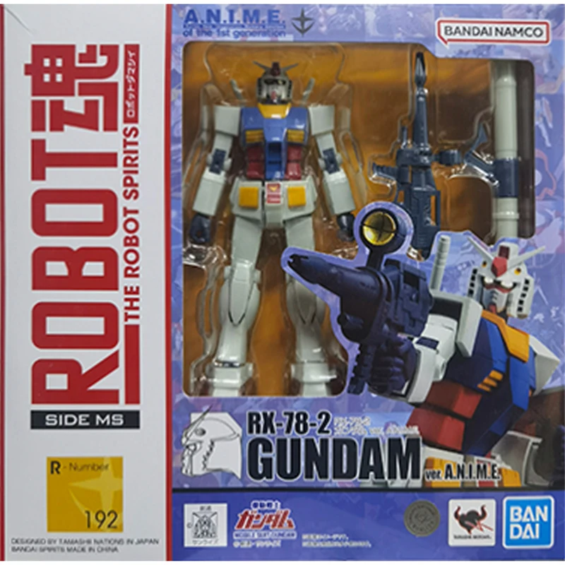 Bandai-Kit de modelo Gundam Roboto Spirits RX-78-2 Zgok Gouf Zaku 2 Gelgoog Char, figura de Anime Gunpla, juguetes de figuras de acción, regalo para niños