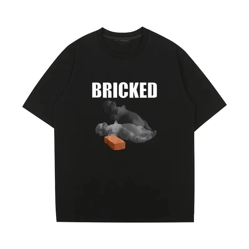 تي شيرت نسائي جديد 2026 Y2K Harajuku مطبوع برقبة دائرية فضفاض تي شيرت مع جرافيك وحروف على طراز الشارع تي شيرت أنيق #1