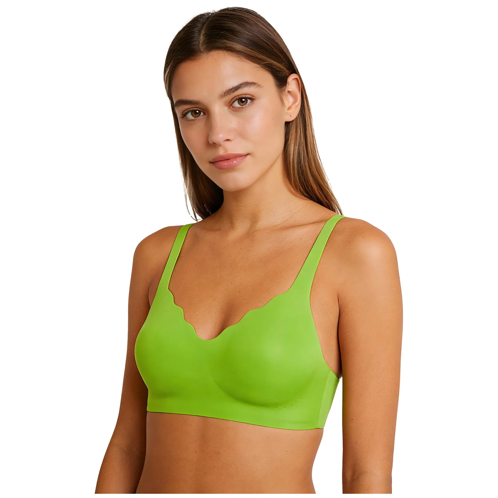 

Женский силиконовый бюстгальтер без косточек для взрослых без застежек, бесшовный бюстгальтер, укороченный топ, нижнее белье, сплошной цвет, эластичный пляжный бассейн, ежедневный бюстгальтер