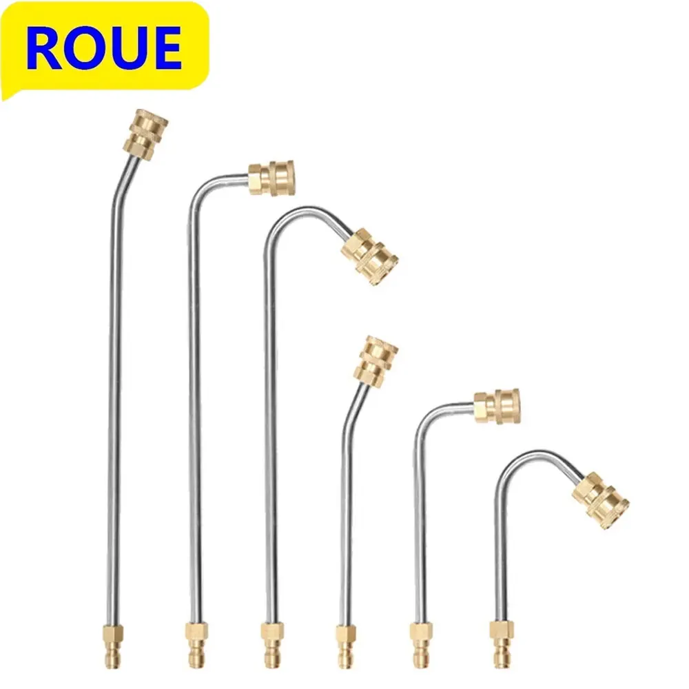 High Pressure Washer Spray Gun Extension Nozzle 4000PSI Spray Gun Car Wash Accessories Extension Gun Strap 1/4 Quick Connect