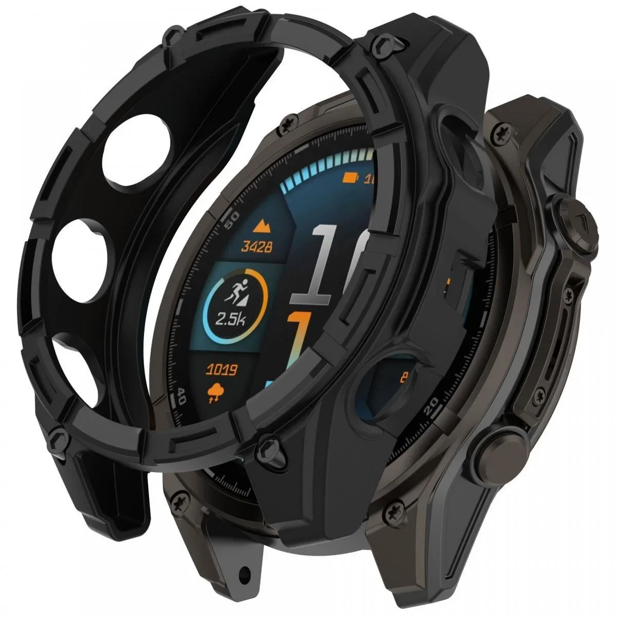 سيليكون الغطاء الواقي ل Garmin Fenix 8 51 مللي متر 47 مللي متر 43 مللي متر لينة حافظة حماية من البولي يوريثان ل Garmin Fenix 8 الوفير شل اكسسوارات #4