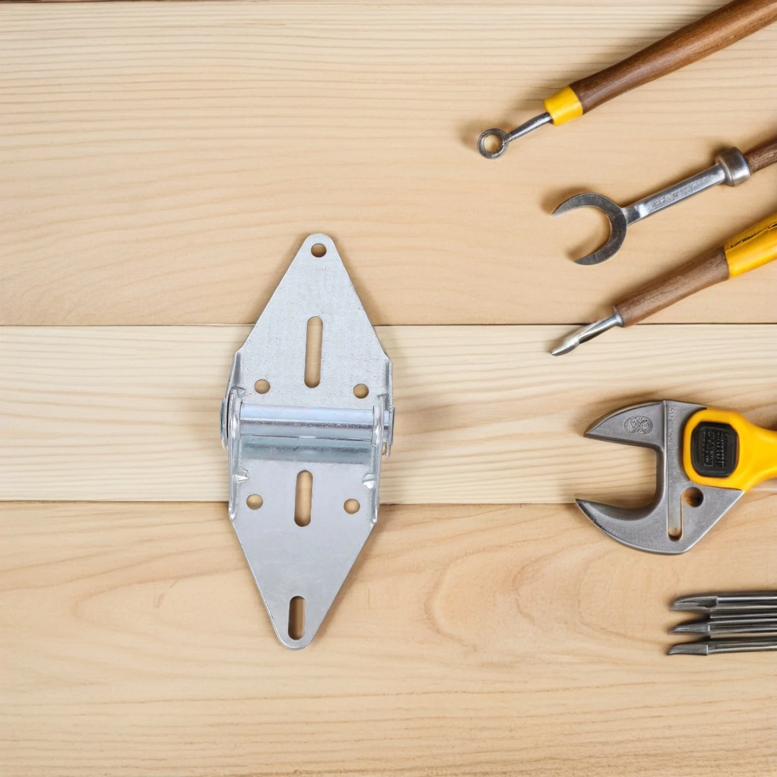 

2Pcs Garage Door Hinges Heavy Duty Top Bracket Durable Weather Resistant Precision Engineering Quiet Operation