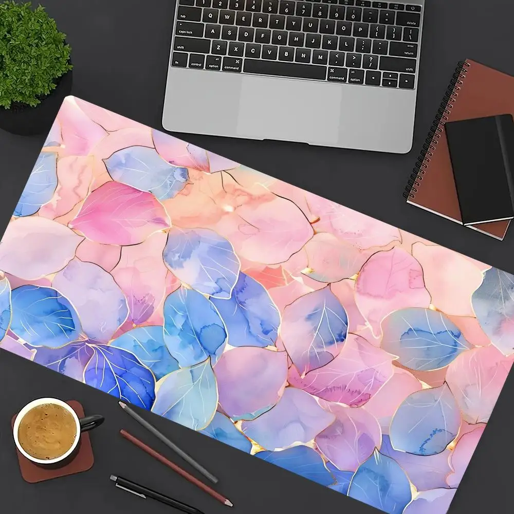 

Fashion Floral Art Mouse Pad XXL Large Gaming MousePad Anti-Slip Rubber Deskmat Gamer Office Computer Accessories Long Desk Mat