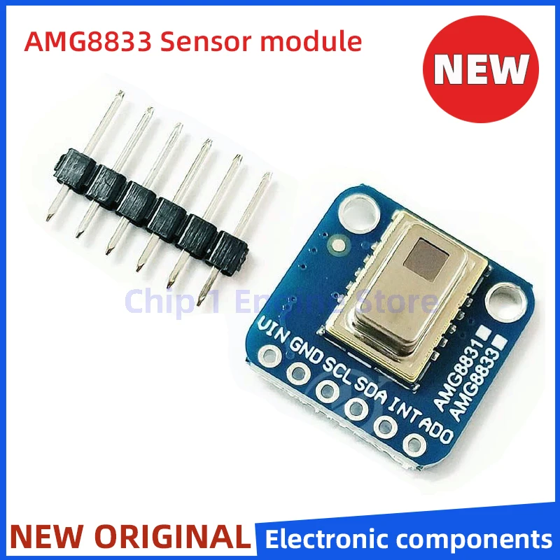 

AMG8833 IR 8x8 array temperature measurement thermal imager array temperature sensor module for Raspberry Pi GY-AMG8833