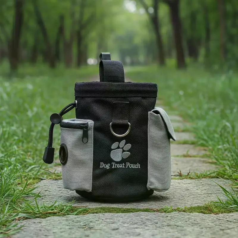 Dog Fanny Pack Outdoor Training Bag With Waste Bag Compartment Treat Holder Ideal For Dog Owners Travel And Hiking