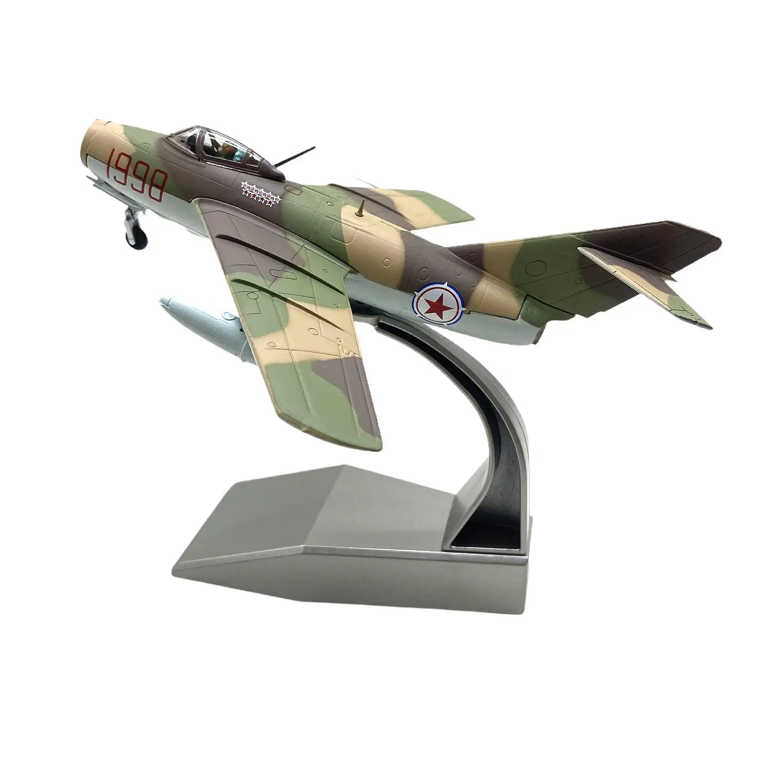 

1:72 Fighter Model Enthusiasts Collections Simulation with Display Stand Alloy Aircraft Model for Shelf Bar Livingroom Bedroom